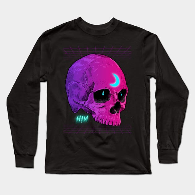 Him pronoun Long Sleeve T-Shirt by glumwitch